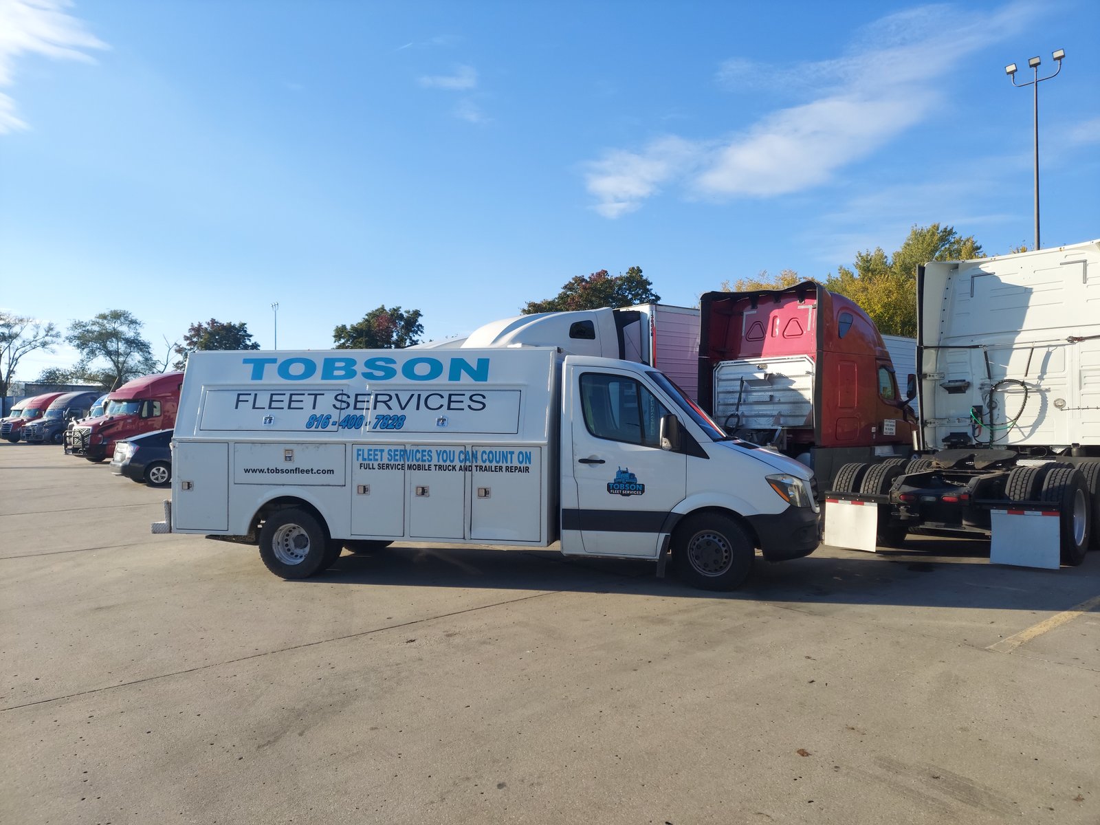 Tobson Fleet Services mobile repair truck